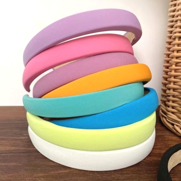 Candy Colored Padded Headbands - Picture 1 of 11